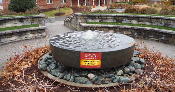 Fountain by Centennial Village
