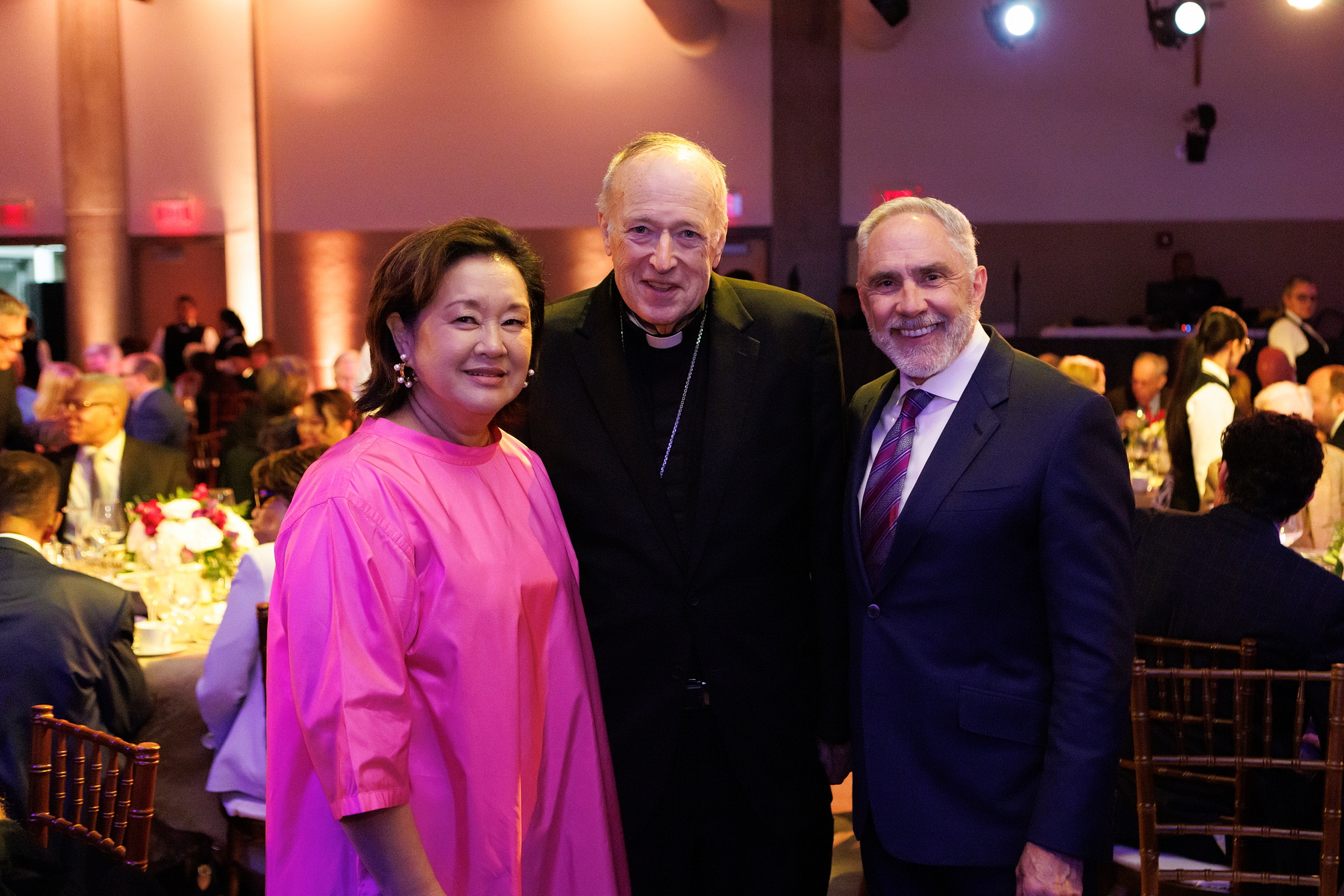 Rob and Berni Neal with Cardinal Robert McElroy