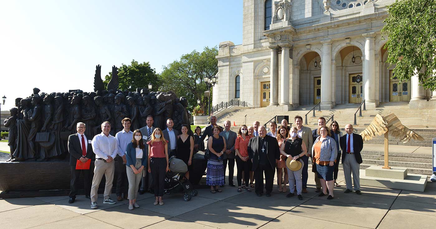 CatholicU community members in Minneapolis