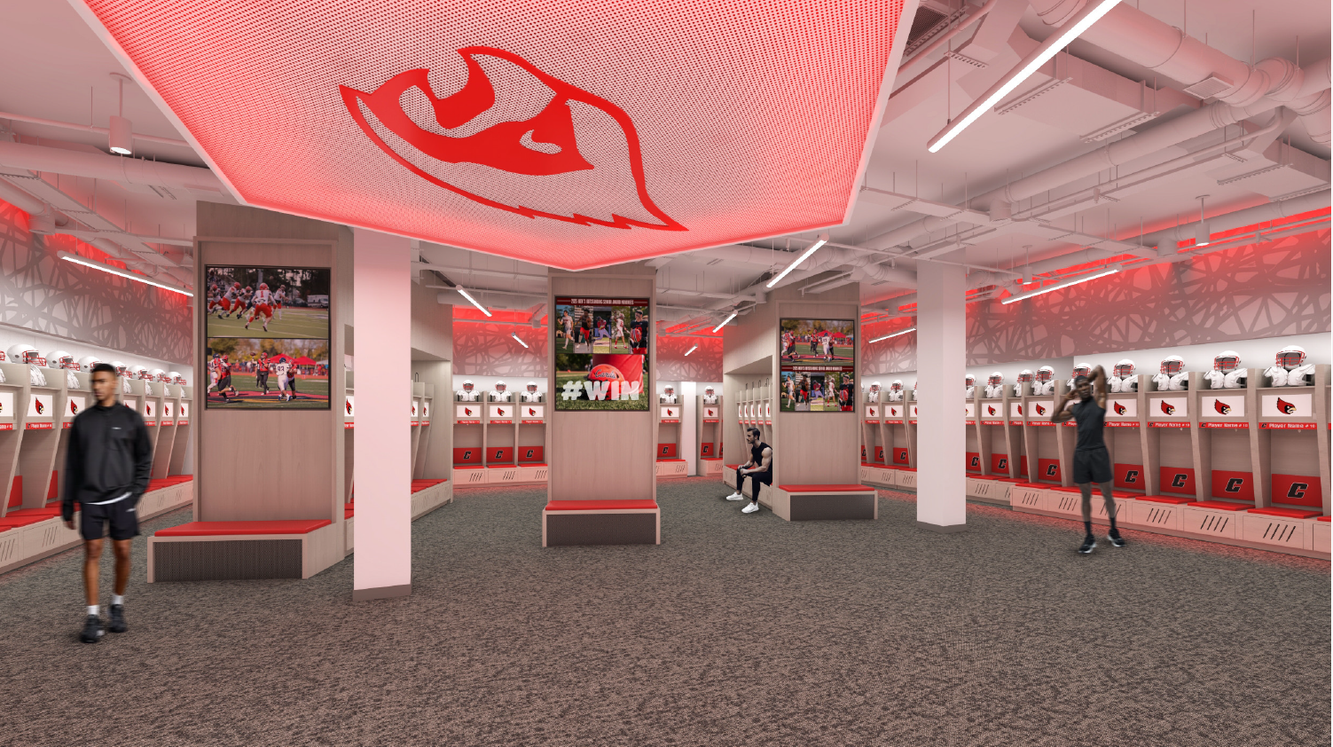 Locker room mockup