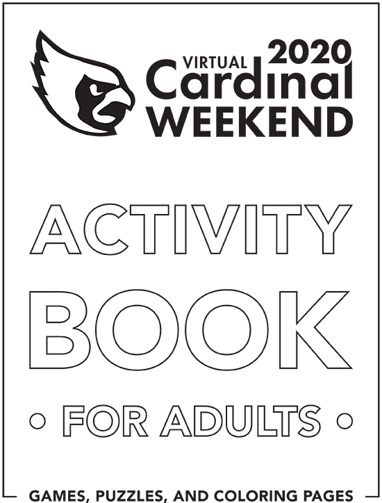 Cardinal Weekend 2020 Adult Activity Book