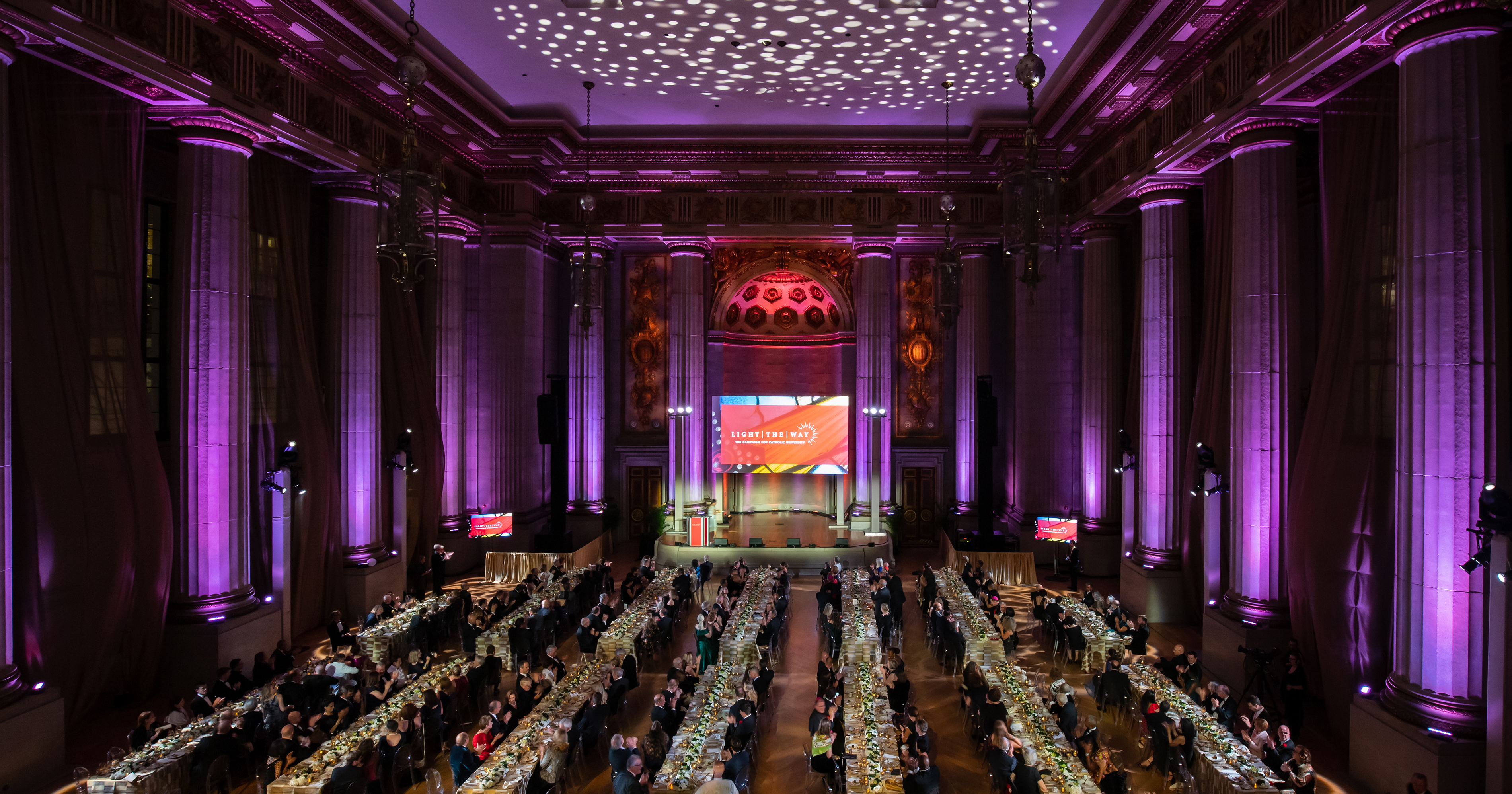 Campaign launch in Mellon Auditorium