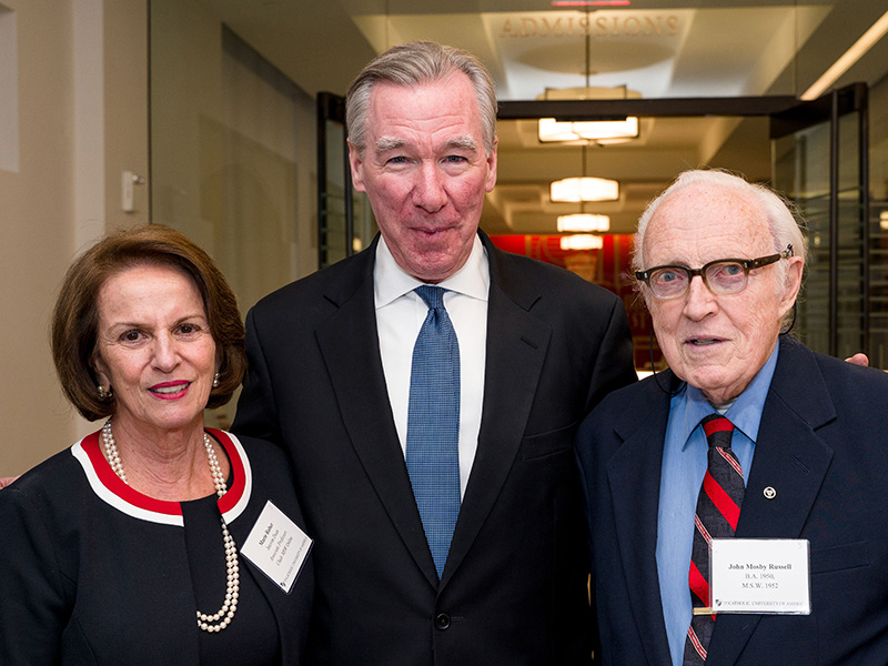 Marie Raber, John Garvey, and John Mosby Russell