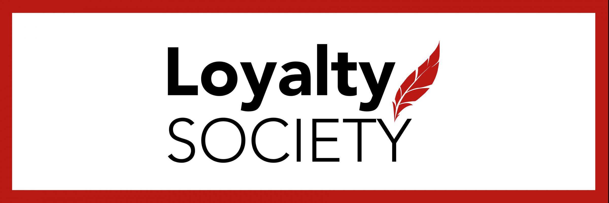 Loyalty Society logo with red feather
