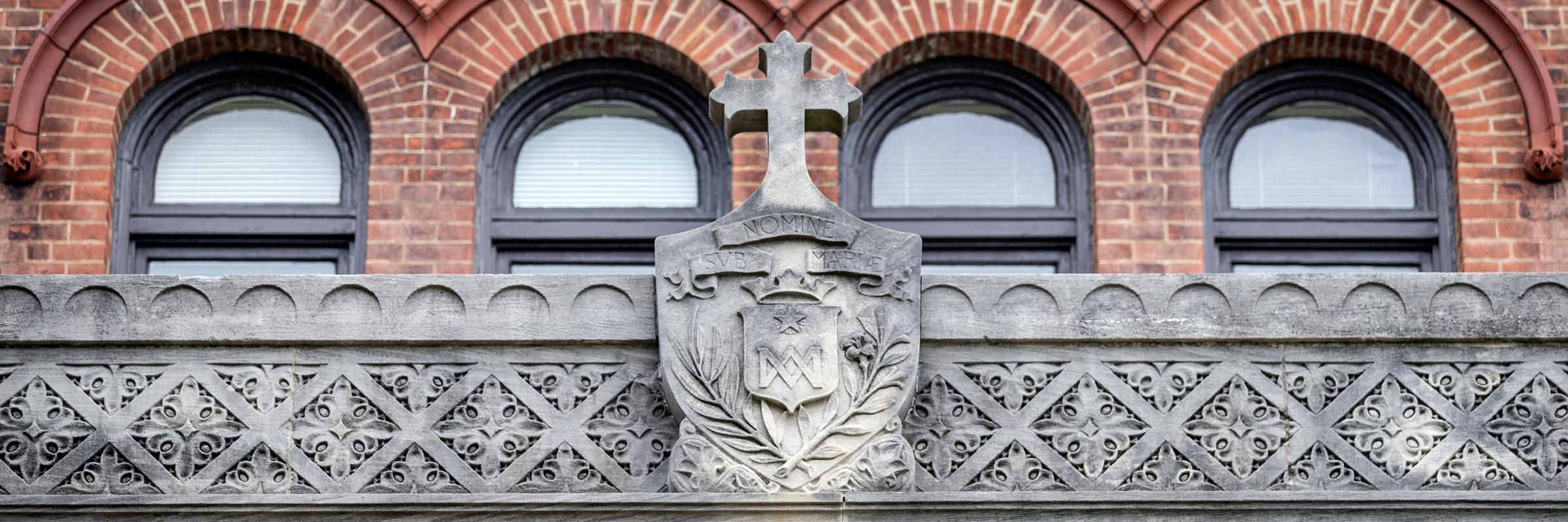 Detail of campus building
