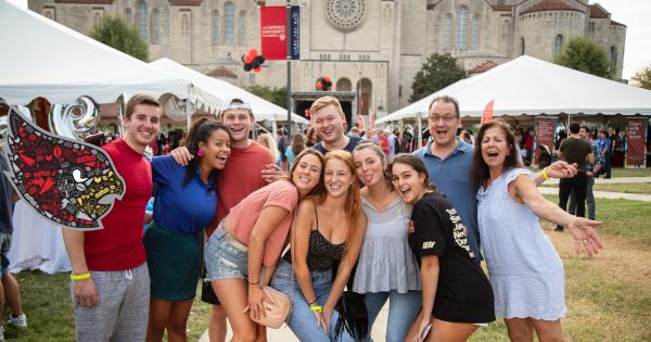 Family at Cardinal Fest 2019