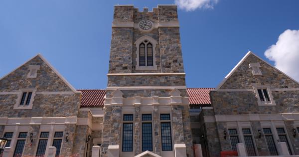 Exterior photo of Garvey Hall
