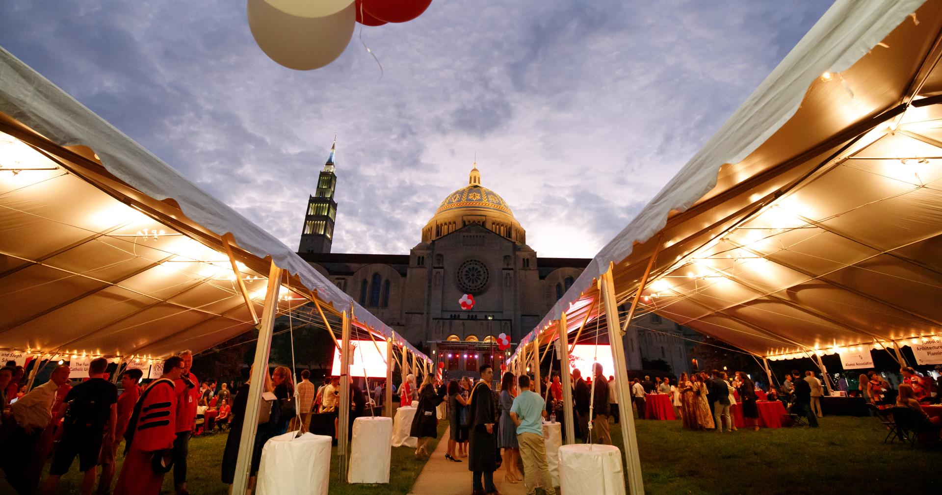 Basilica during Cardinal Fest 2021
