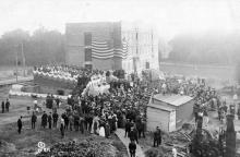 Ceremony for the laying of a cornerstone