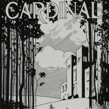 Illustration from an early edition of The Cardinal Yearbook